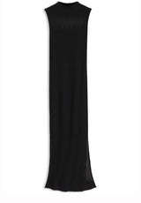 Produktbild 1 von HUGO Strickkleid Sieffily mit transparenten Details in Schwarz.