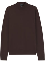 Produktbild 1 von HUGO BOSS BLACK Pullover Bjarno aus Merinowolle in Braun.