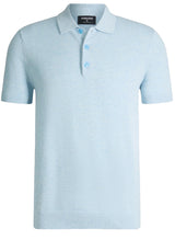 Pullover & Strickjacken Strellson Strick-Poloshirt Loic-P Blau (458)