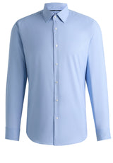 Hemden HUGO BOSS BLACK Hemd P-Joe-Kent Blau (451)