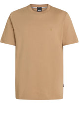 Produktbild 1 von HUGO BOSS BLACK T-Shirt Taut mit Logo-Stickerei in Beige.