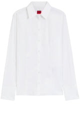 Produktbild 1 von HUGO Bluse The Fitted Shirt mit Spitzkragen in Weiß.