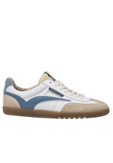 Schuhe VAN BOMMEL Sneaker im Vintage-Design Weiß (6)