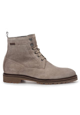 Schuhe VAN BOMMEL Schnürstiefel mit Lammfell-Futter Braun (2)
