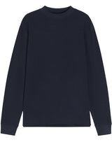 Produktbild 1 von HUGO BOSS ORANGE Langarmshirt Shadows aus Baumwoll-Jersey in Blau.