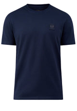 Jersey BELSTAFF ENGLAND T-Shirt Curator mit Piqué Struktur Blau (DARK INK)