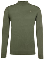 Pullover & Strickjacken LAGERFELD Pullover mit gesticktem Logo Oliv (570)