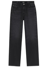 Produktbild 1 von HUGO BOSS BLACK Jeans Crossroad mit weitem Bein in Schwarz.
