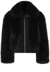 Jacken & Mäntel Mackage Jacke Nanny aus Kunstfell Schwarz (BLACK)
