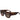 Brillen Victoria Beckham Sonnenbrille mit breitem Rahmen Braun (215) ONESIZE