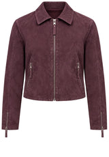 Jacken & Mäntel IYITO Lederjacke mit gebürstetem Finish Braun (125)
