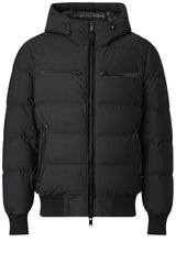 Jacken & Mäntel Moose Knuckles Daunenjacke aus wetterbeständigem Gewebe Schwarz (292)