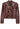 Produktbild 1 von PATRIZIA PEPE Kunstlederjacke mit Gürtel  in Braun.