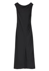 Produktbild 1 von HUGO Kleid Karinera mit Seitenschlitz in Schwarz.