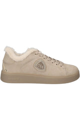 Schuhe BLAUER USA Sneaker mit Strass-Logo Beige (BEI)