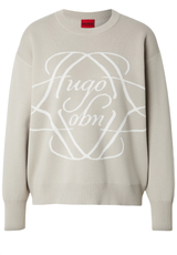 Pullover & Strickjacken HUGO Strickpullover Siennale Beige (972)