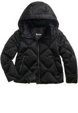 Produktbild 1 von BLAUER USA Daunenjacke mit Rautensteppung in Schwarz.