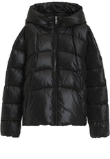 Produktbild 1 von HUGO BOSS BLACK Jacke Pepulina mit verstellbarer Taille in Schwarz.