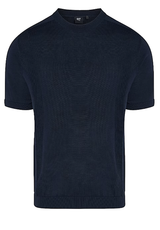Pullover & Strickjacken ALPHA TAURI Strickshirt aus 3D-Strick Blau (F803)