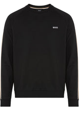 Produktbild 1 von HUGO BOSS BLACK Sweatshirt Iconic  in Schwarz.