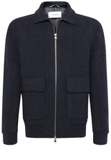 Produktbild 1 von BALDESSARINI Blouson Chase-P mit Pattentaschen und Umlegekragen in Blau.