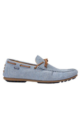 Schuhe VAN BOMMEL Loafer im Mokassin-Style Blau (4)