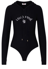 Pullover & Strickjacken LIU.JO Body mit Kapuze Schwarz (22222)
