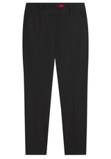 Produktbild 1 von HUGO Hose Hetana mit Bügelfalten in Schwarz.