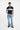 Produktbild 2 von HUGO Strick-Poloshirt mit Blockstreifen in Blau.