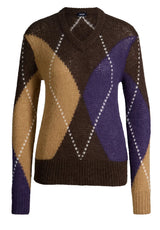 Produktbild 1 von JOOP Strickpullover Karga mit Argyle-Muster in Mehrfarbig.