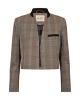Produktbild 1 von MOS MOSH Blazer mit Karomuster und eingesetzter Brusttatsche in Braun.