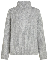 Produktbild 1 von PENN&INK N.Y Strikpullover im Troyer-Style in Grau.