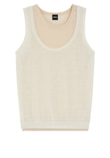Jersey HUGO BOSS BLACK Stricktop Firasolex Beige (962)