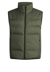 Produktbild 1 von HUGO BOSS GREEN Weste Urbanex Puffer mit reflektierenden Details in Grün.