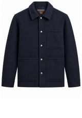 Jacken & Mäntel WOOLRICH Hemdjacke im Worker-Style aus Woll-Mix Blau (3989)