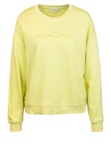 Sweat CAT NOIR Sweatshirt mit Schriftzug-Stickerei Gelb (31)