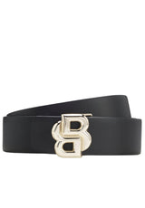 Gürtel HUGO BOSS BLACK Gürtel mit Monogramm-Schließe Schwarz (009)