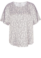 Blusen & Tuniken HERZENSANGELEGENHEIT Bluse mit Muster Grau (252064)