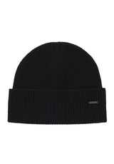Mützen & Caps HUGO BOSS BLACK Mütze Honesto aus Kaschmir Schwarz (001) ONESIZE