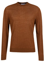 Produktbild 1 von BALDESSARINI Pullover Matus aus Woll-Seiden-Mix in Braun.