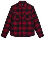 Jacken & Mäntel WOOLRICH Overshirt mit Karomuster aus italienischer Wollmischung Rot (5321)