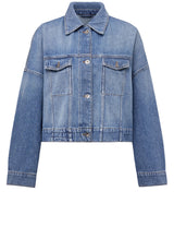 Jeans DRYKORN Jeansjacke Holbrooks Blau (3400)