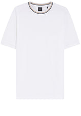 Jersey HUGO BOSS BLACK T-Shirt C-Taut Weiß (100)