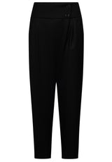 Produktbild 1 von RAFFAELLO ROSSI Bundfaltenhose im Sarouel Style in Schwarz.