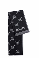 Schals & Tücher JOOP Schal Feris mit Cornflower Muster Schwarz (001) ONESIZE