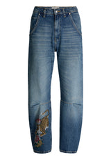 Jeans JOOP! Jeans Jeans Elsa mit Animal-Print-Detail Blau (425)