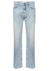 Jeans Goldgarn Jeans mit geradem Bein Blau (1070)