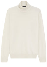 Produktbild 1 von HUGO BOSS BLACK Pullover Musso aus Merinowolle in Off-White.