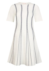 Kleider LIU.JO Kleid mit Streifenmuster Weiß (03A83)