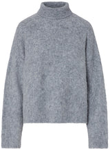 Pullover & Strickjacken LIU.JO Strickpullover mit Rollkragen Grau (02050)